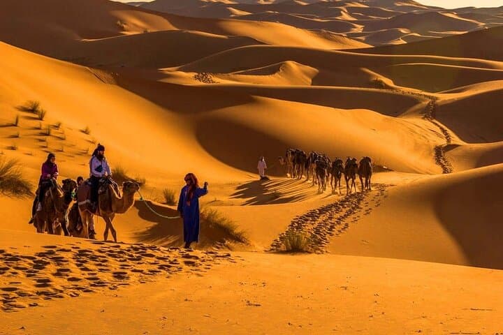 Merzouga Desert Trek: 3-Day Erg Chebbi Camel & Bivouac Adventure from Marrakech photo 2