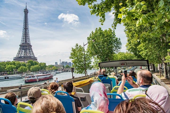 Paris Hop-On Hop-Off Open-Top Bus Tour with Optional Seine Cruise photo 1