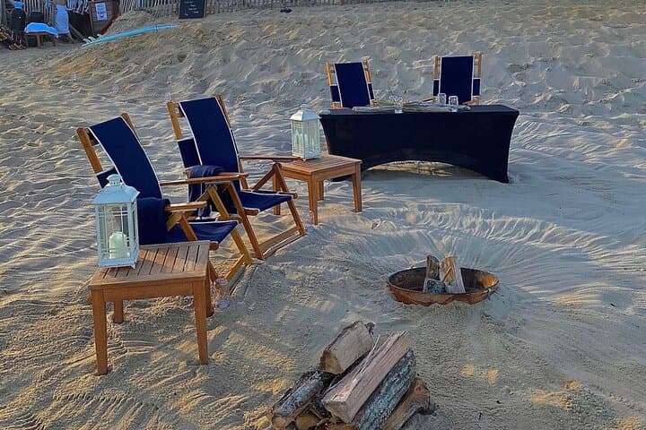 Luxury Beach Bonfire and Picnic Dinner at Town Line Beach — East Hampton Evening Experience photo 2