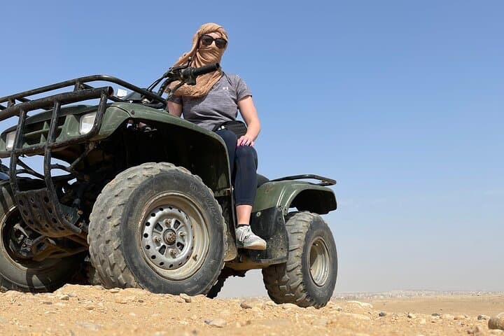 Giza Pyramids Desert Quad Tour: High-Speed Quad Ride with Pyramid Views