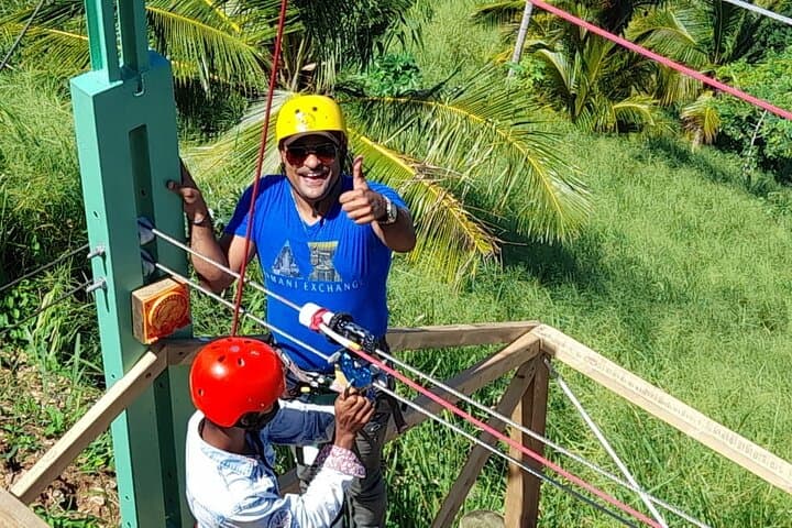 Punta Cana Zipline Park: 7-Line Dual-Cable Adventure with Pickup photo 3