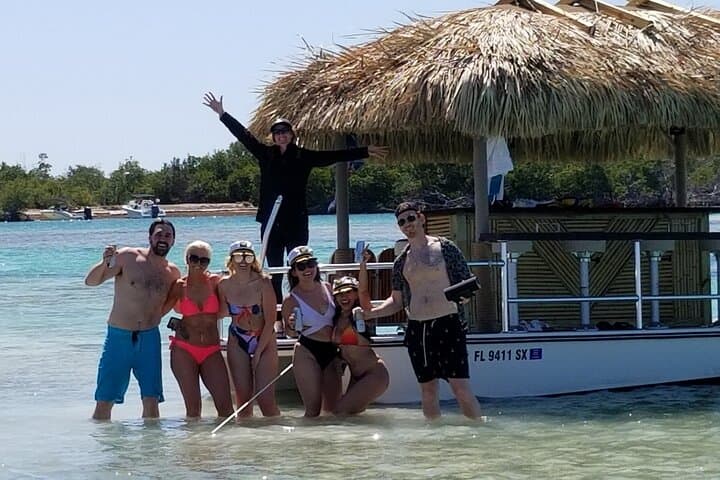 Key West Tiki Bar Boat to Sandbar: Private 4‑Hour Backcountry Cruise photo 4
