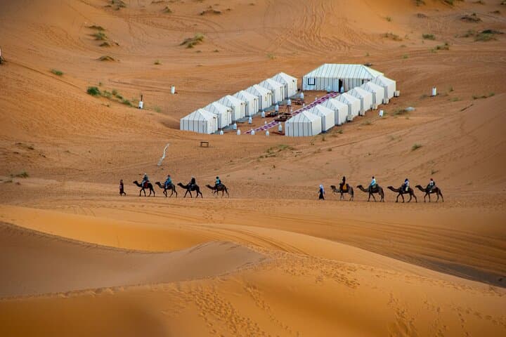 Erg Chebbi Overnight: Camel Treks, Gnawa Nights & Luxury Tents from Errachidia