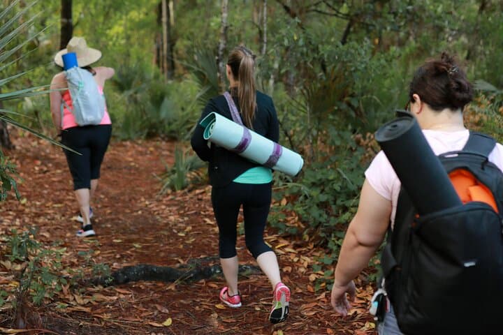 Central Florida Nature Walk and Yoga at Fox Lake Sanctuary