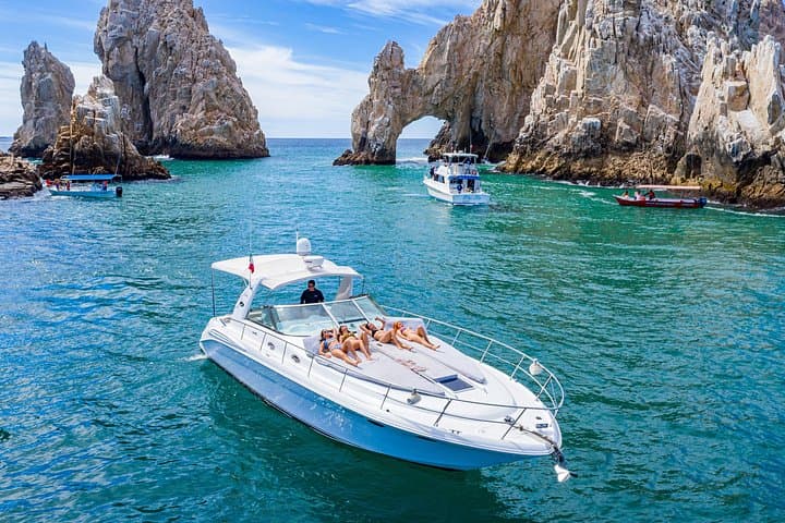 Private Luxury Yacht Cruise in Cabo San Lucas — Land's End, Snorkel & Open Bar photo 1
