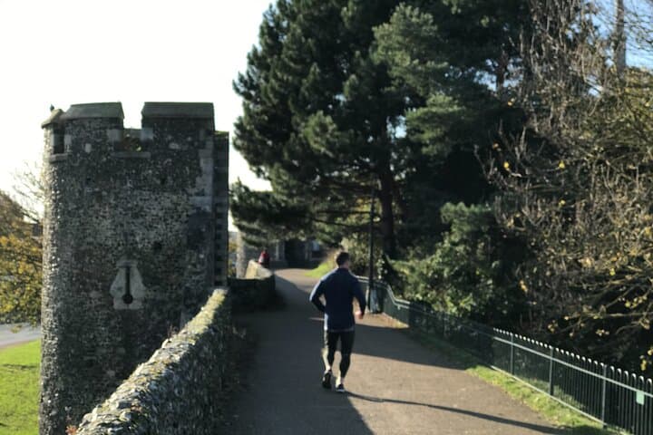 Canterbury 5km City Running Tour — Cathedral Walls, Westgate Gardens & Dane John photo 3