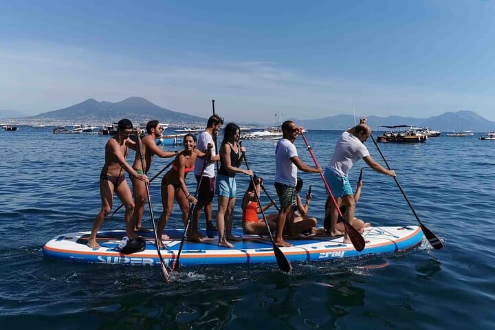 Big SUP Experience in Naples: Group Stand-Up Paddle Tour with Vesuvius Views photo 3