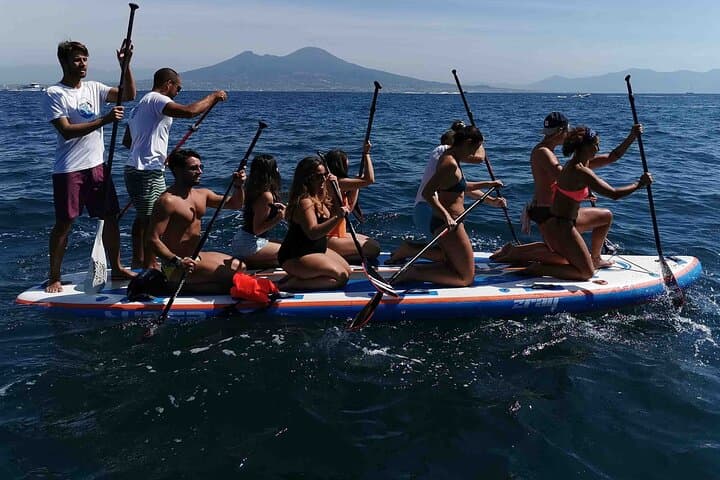Big SUP Experience in Naples: Group Stand-Up Paddle Tour with Vesuvius Views photo 6