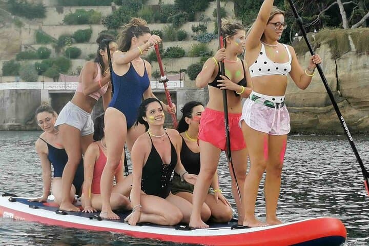 Big SUP Experience in Naples: Group Stand-Up Paddle Tour with Vesuvius Views