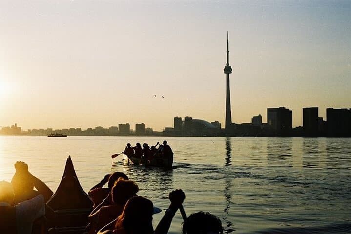 Sunset Canoe Tour of the Toronto Islands — Skyline Paddling at Golden Hour