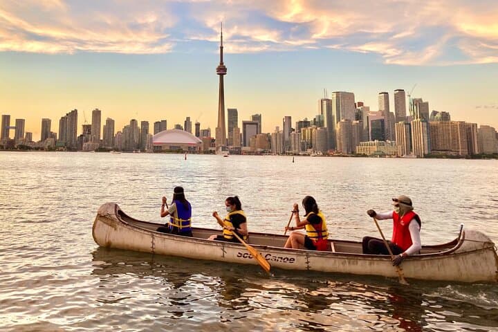 Sunset Canoe Tour of the Toronto Islands — Skyline Paddling at Golden Hour photo 2