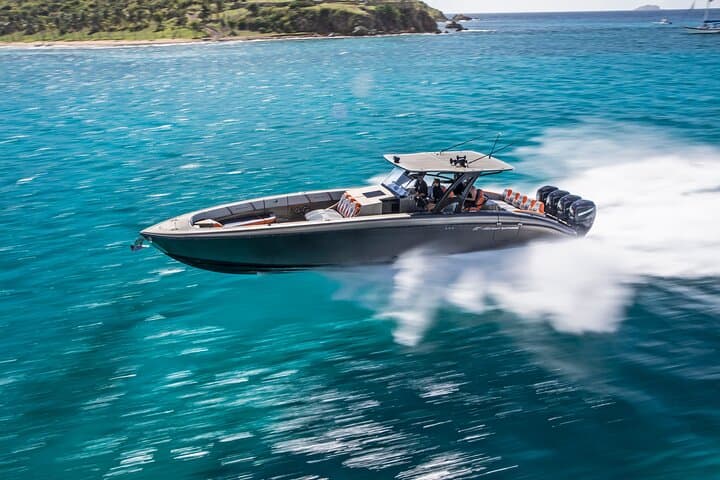 43ft ONYX Charter — St. Thomas Day Boat with Snorkel & Beach Stops