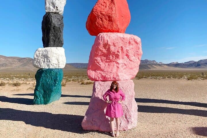 Seven Magic Mountains & Las Vegas Sign Guided Van Tour — Art, Desert Views, and Photo Stops photo 3
