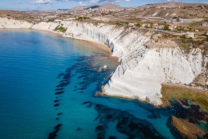 Boat tour to Scala dei Turchi — 3.5‑hour swim stops from San Leone photo 1