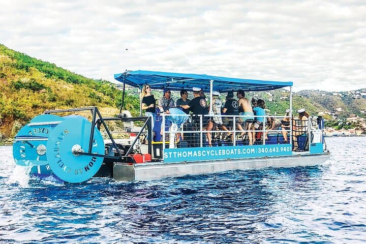 St. Thomas Cycleboats to Honeymoon Beach — Water Island Party & Swim Trip photo 2