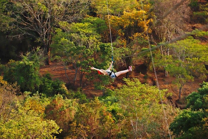 Zipline Mega Tour Brotas: 120m Canopy Flight & Cristal Waterfall Trail photo 5