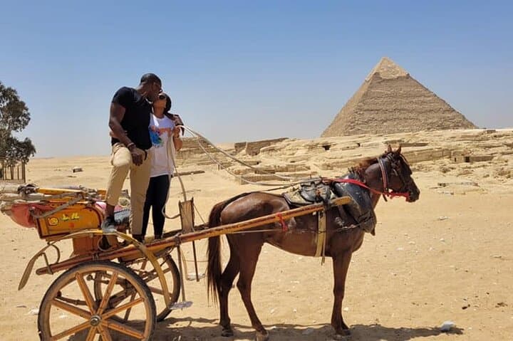 Private Giza Pyramids & Nile Dinner Cruise: Half-Day Private Tour from Cairo