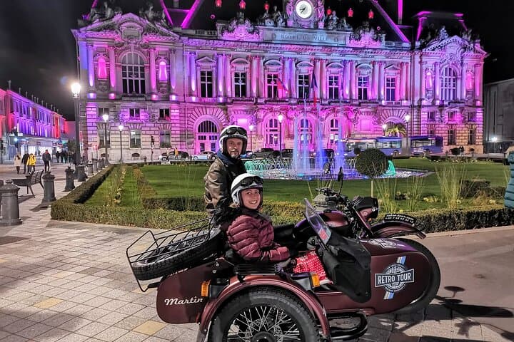 Vintage Sidecar Night Tour in Tours — Loire River Wine Tasting