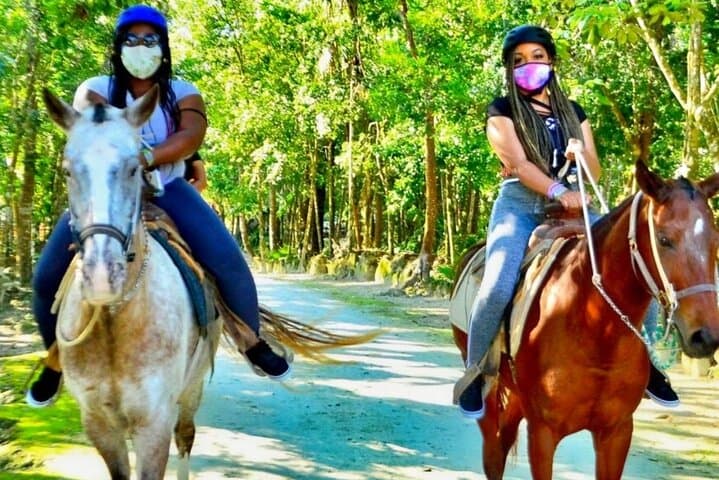 Half-Day Horseback Riding, ATVs, Ziplines & Cenote Swim in Cancún photo 5