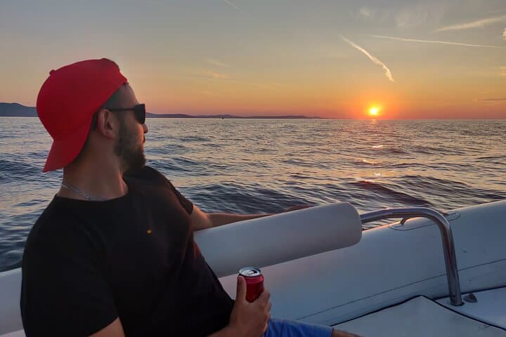Zadar Private Sunset Speedboat Tour — Shoreline Sights, Sea Organ & Swim