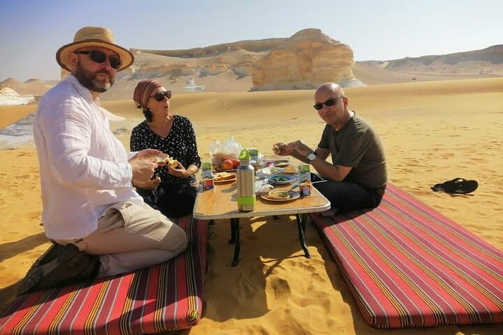 Overnight Camping in Egypt's White Desert: Bahariya Oasis Escape from Cairo