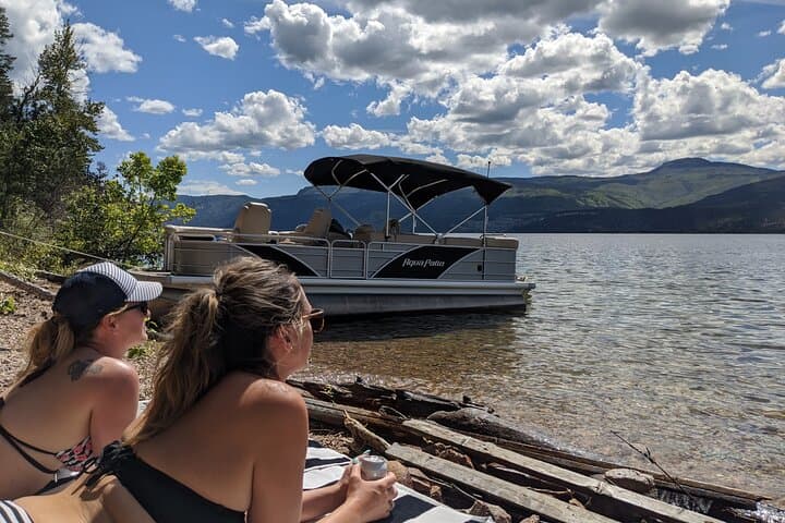 Full-Day Private Captained Boat Cruise on Okanagan Lake — Kelowna Luxury Pontoon photo 2