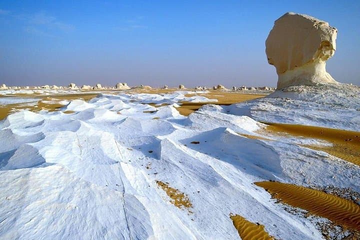 White Desert 2-Day Flight Tour from Hurghada: Bahariya, Black Desert & Desert Camping photo 2
