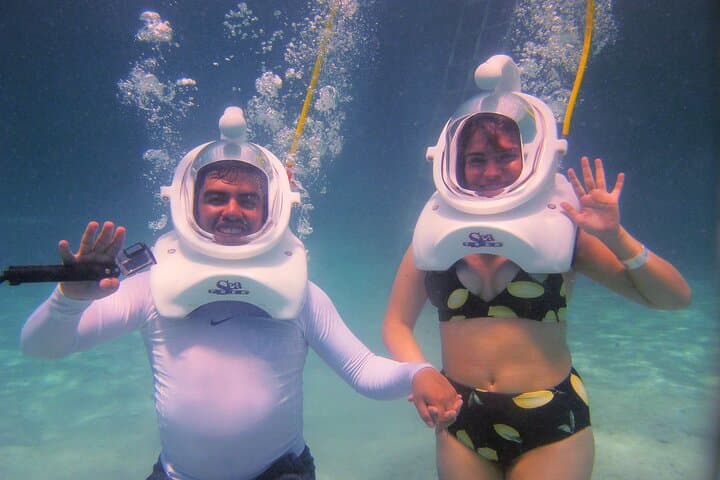 Sea Trek at Chankanaab: Walk Underwater in Cozumel's Marine Park photo 1
