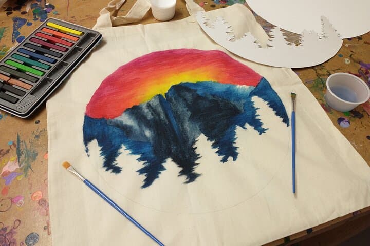 Paint Your Own Colorado Tote: Inktense Bag Class in Estes Park photo 3