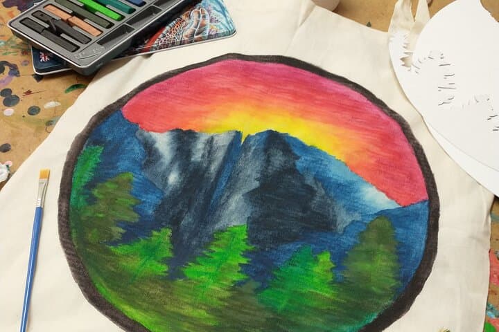 Paint Your Own Colorado Tote: Inktense Bag Class in Estes Park photo 5