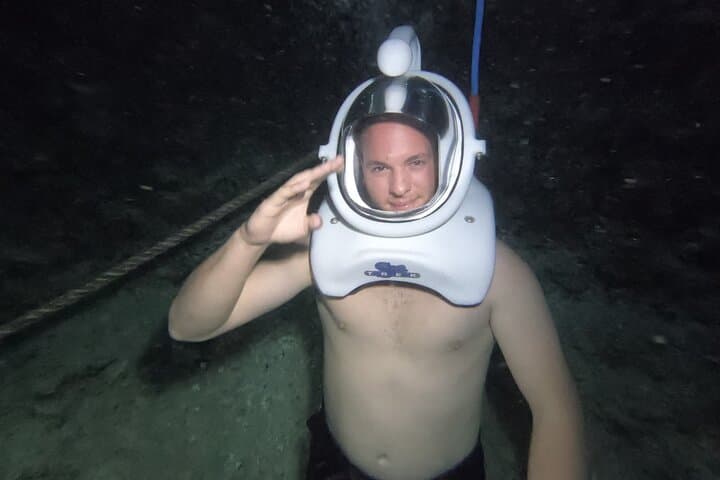 Sea Trek Night Dive in Cozumel: Walk the Ocean Floor After Dark photo 3