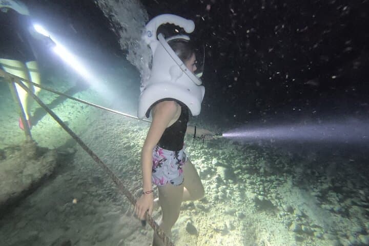 Sea Trek Night Dive in Cozumel: Walk the Ocean Floor After Dark