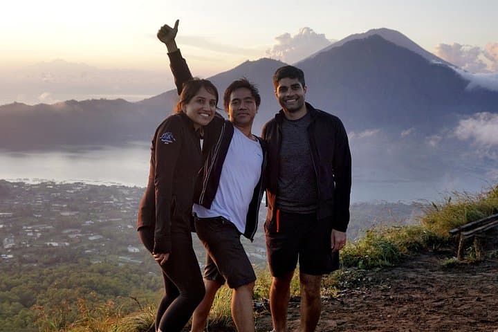 Dawn Ascent: Batur Volcano Trek and Soothing Hot Springs