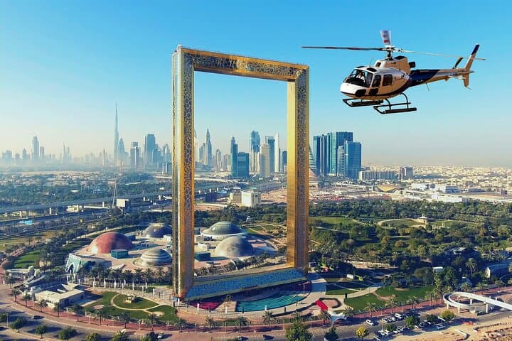 Helicopter Tour Over Dubai: Palm Jumeirah, Burj Khalifa & Coastal Views photo 1