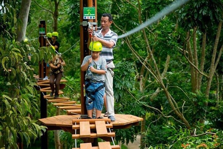 Hue Full-Day Hot Springs and Vietnam's Longest Zip Line Adventure photo 3