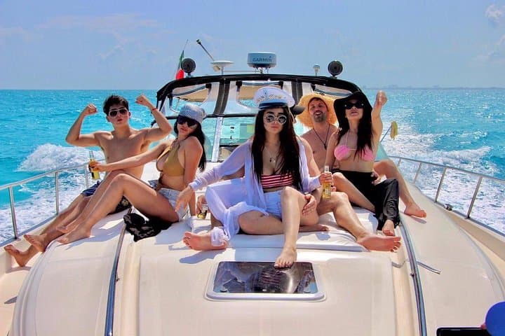 Charter the SeaRay: 48ft Private Yacht to Isla Mujeres and Cancun Bay photo 3