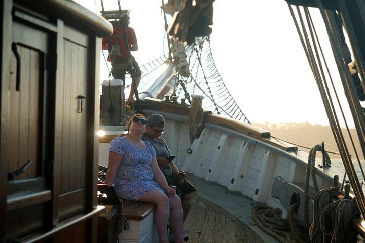 Sydney Harbour Tall Ship Wine & Canapés Evening Cruise: Sunset Sails & Harbour Views photo 4