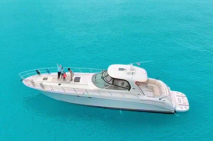 Private 60ft Sea Ray Sundancer Yacht Charter to Isla Mujeres — Cancun Luxury Cruise photo 6