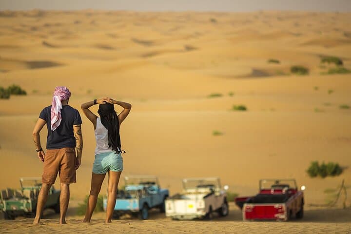 Sunrise Balloon Over Dubai Desert: Hot-Air Flight, Falcon Show & Camel Experience photo 3