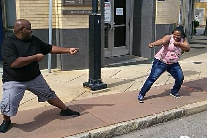 Savannah Zombie Scavenger Hunt: App-Led Urban Survival Game