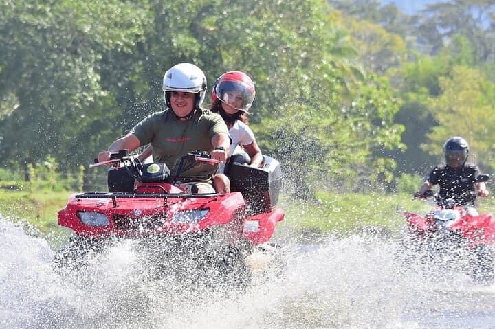 Zipline and ATV Combo from San José: Canopy Tour to Waterfall & Beach photo 4