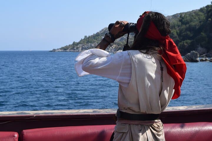 Pirate Boat Trip from Bodrum: 7-Hour Aegean Blue Cruise with Lunch
