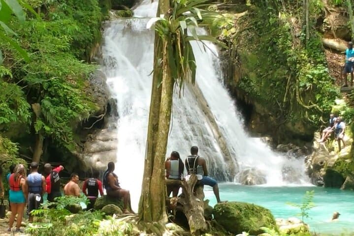 Blue Hole and Dunn's River Combo: Ocho Rios Waterfall Adventure from Montego Bay photo 4