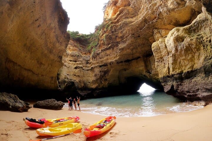 Kayak to Benagil Cave & Praia da Marinha: Portimão Guided Sea Tour