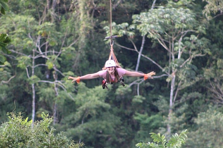 Bungee and Canopy Zipline Adventure near La Fortuna — 150m Bungee & 10-Platform Cloud Forest Canopy photo 3