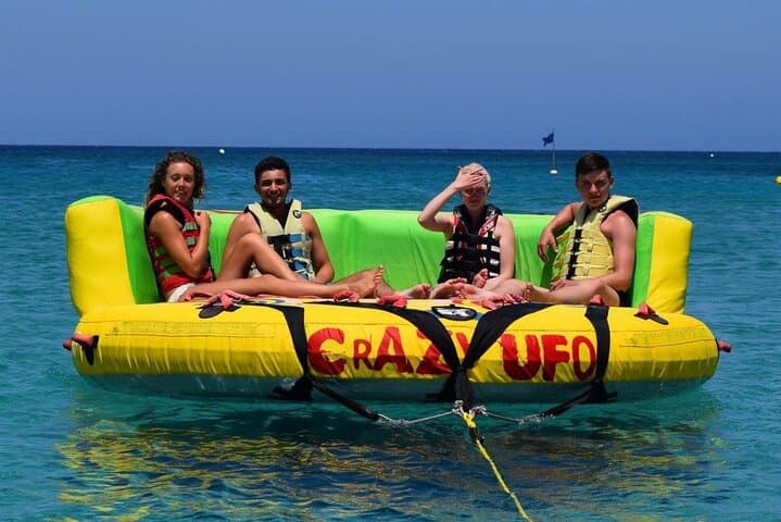 Crazy UFO Tow Ride at Playa Chica — High-Speed Inflatable Adventure in Lanzarote photo 2
