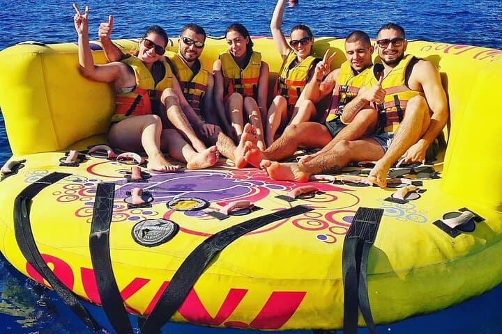 Crazy UFO Tow Ride at Playa Chica — High-Speed Inflatable Adventure in Lanzarote photo 3