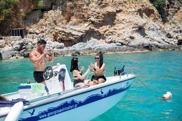 Half-Day Boat Safari from Georgioupolis, Crete — Cave Swim & Crystal Waters photo 4