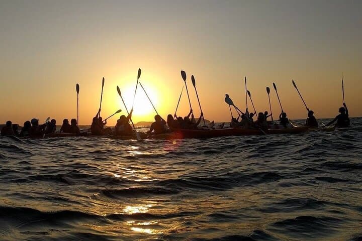 Sunset Kayaking in Ibiza: Caves, Cliffs & Snorkel at Dusk photo 2