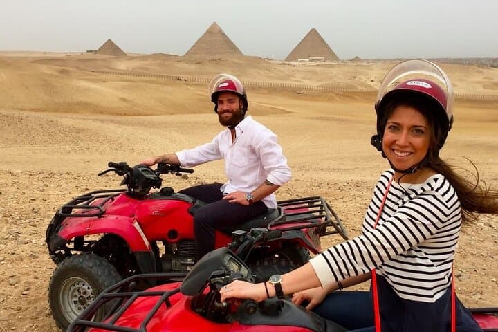 Giza Quad Bike and Camel Ride Combo: Desert Safari at the Pyramids